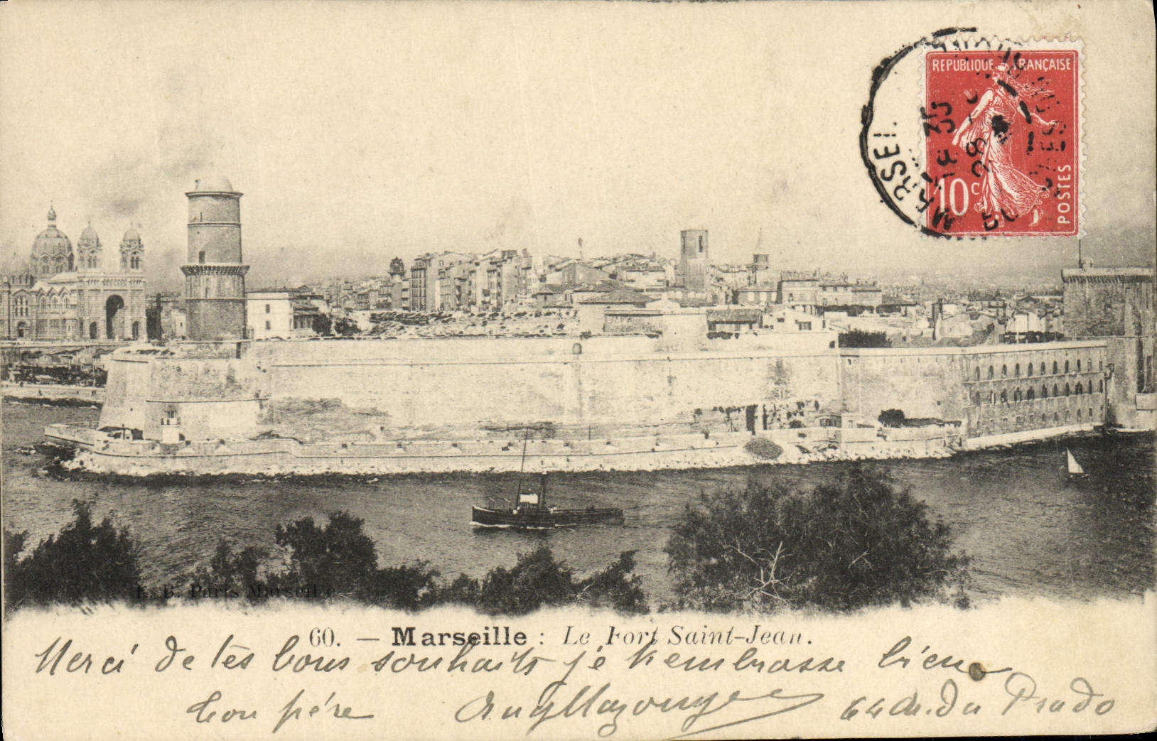 CPA Marseille Le Fort Saint Jean