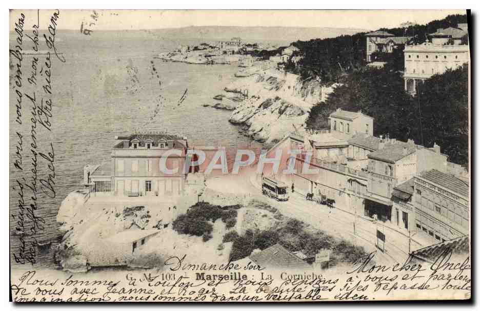 CPA Marseille La Corniche