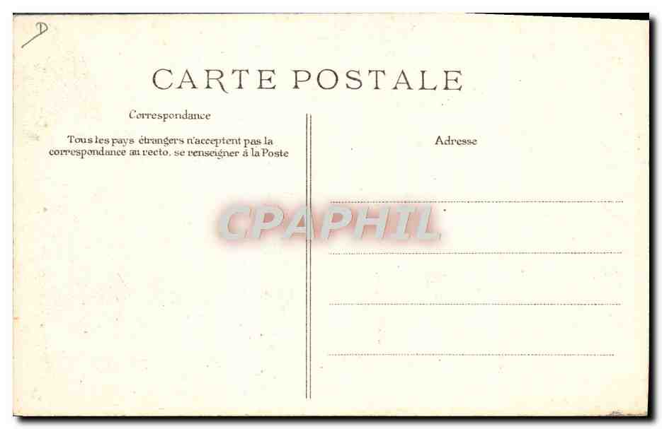 Inauguración de la estatua de Garibaldi, los Veteranos Garibaldinos en París — Editor E.P.D. n° 202 — Reverso