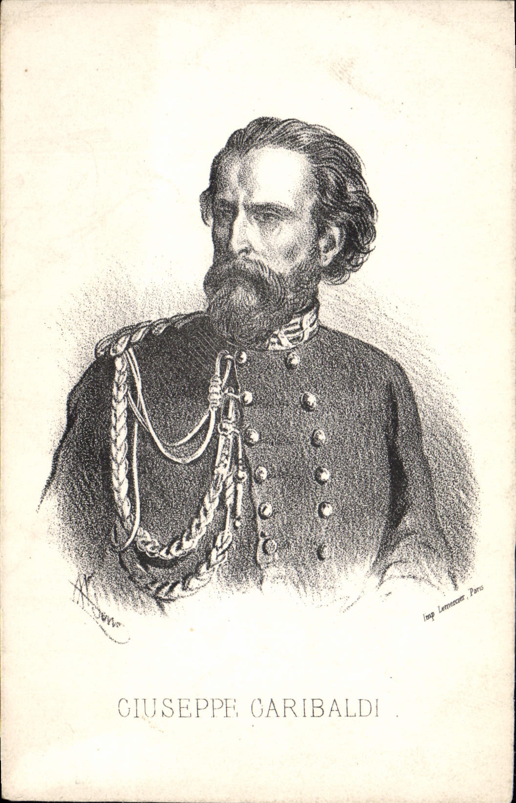 CPA Militaria Giuseppe Garibaldi 