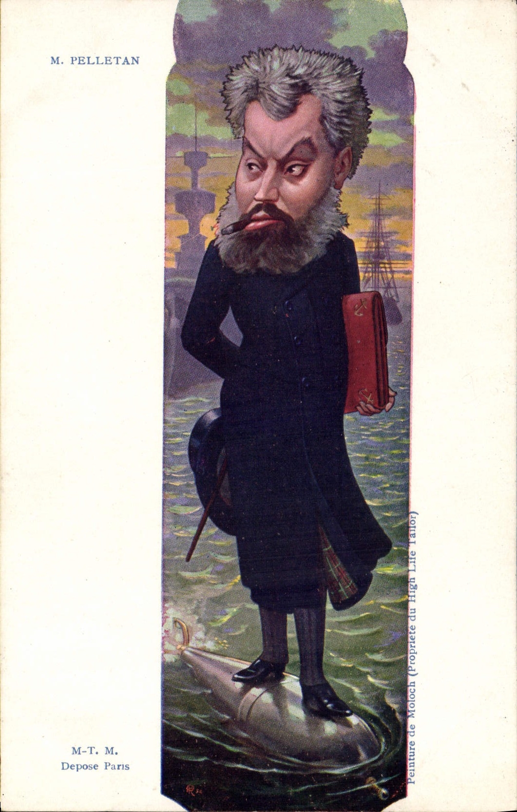 M. Pelletan — Caricature politique — M-T-M, Depose Paris