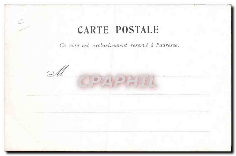 Caricature du Général André — Peinture de Sirat — H. REYMOND 55 — Reverso
