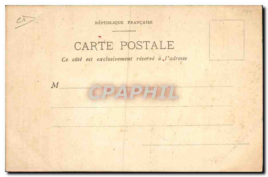 CPA Le charmeur oiseaux — Rückseite