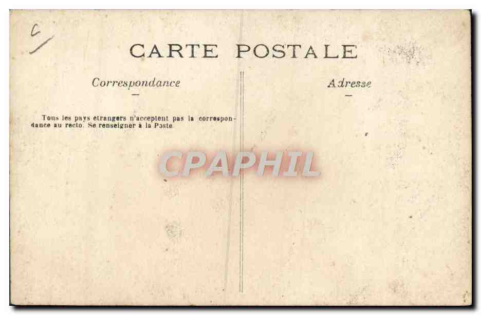 CPA L'institut travaille  — Rückseite