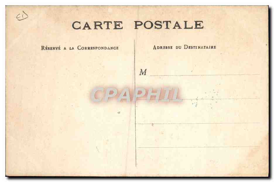 CPA Bal officiel Alphonse XIII — Rückseite