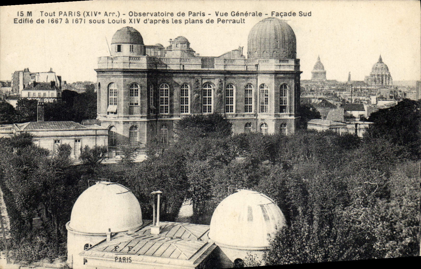 CPA Tout Paris Observatoire de Paris Facade Sud