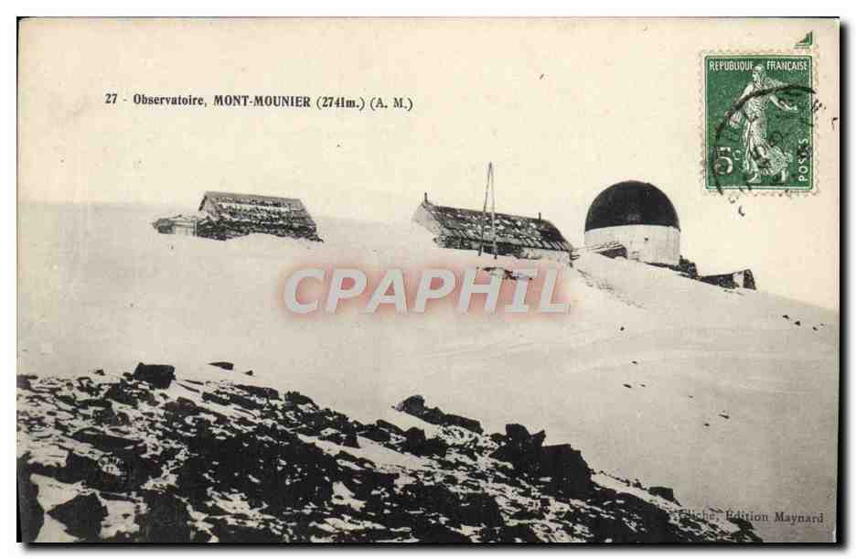 CPA Observatoire Mont Mounier 