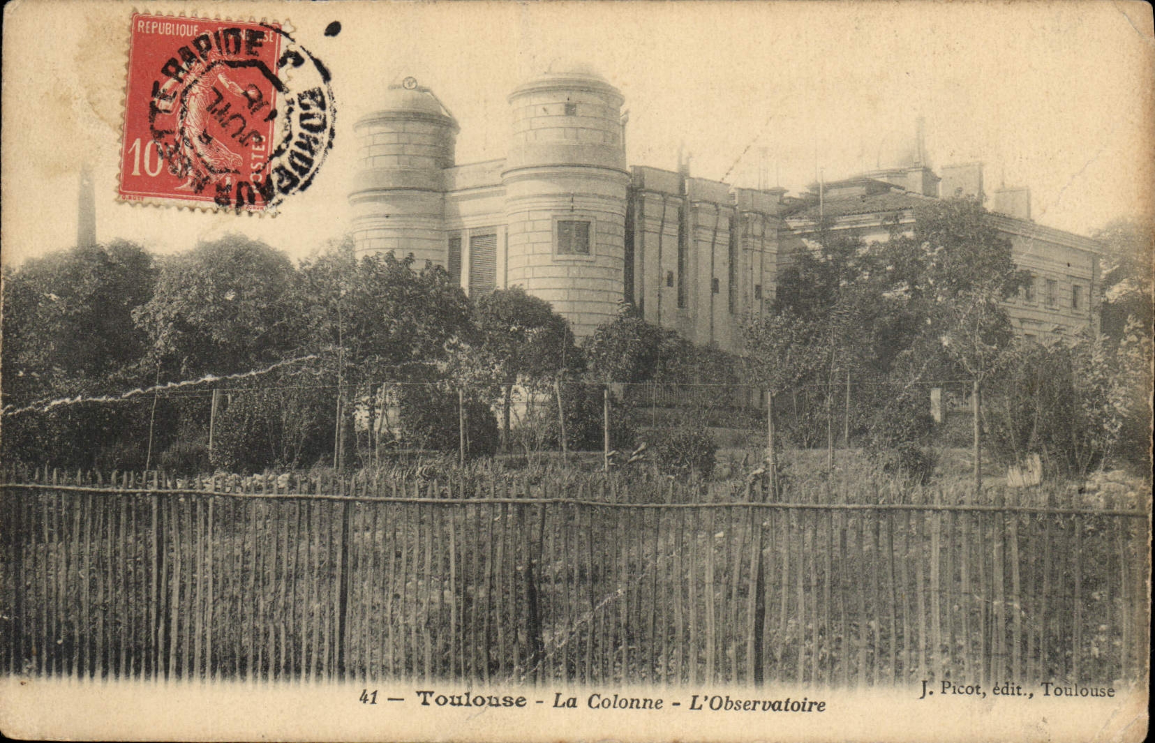 CPA Toulouse La colonne L'Observatoire 