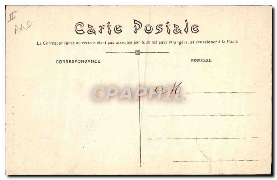 CPA Effet de givre sur la tour de l'Observatoire Puy de Dome — Rückseite