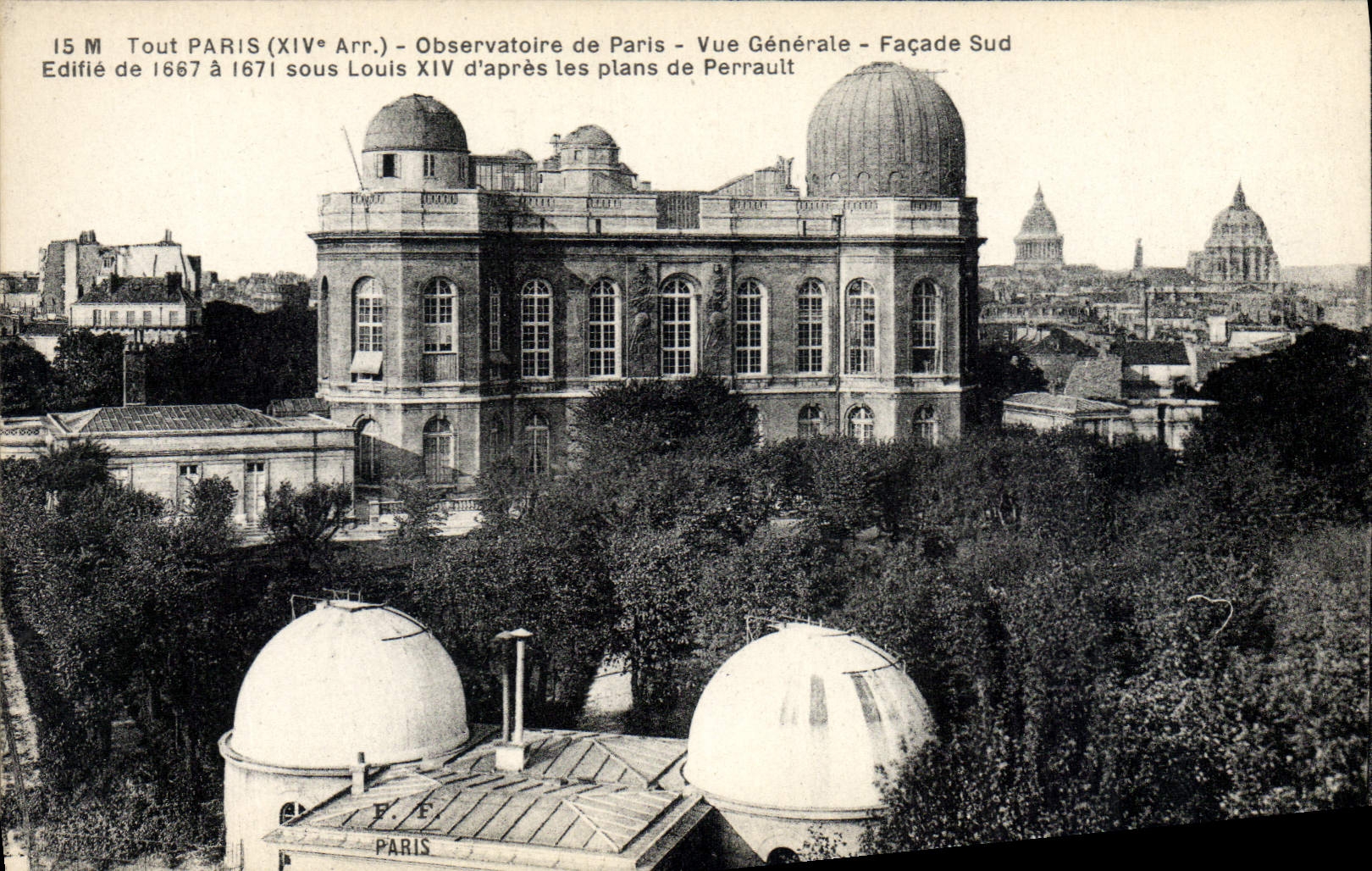 CPA Paris Observatoire de Paris Vue generale 