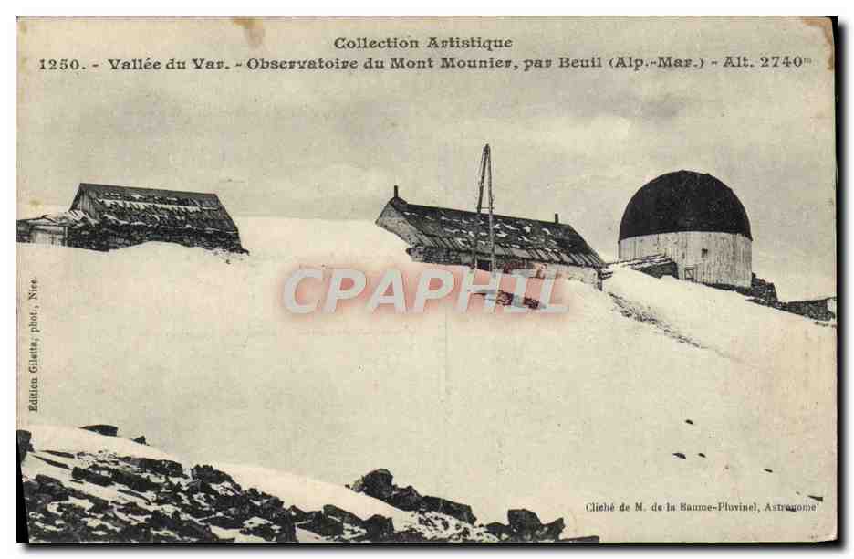 CPA Vallee du Var Observatoire du Mont Mounier par Beuil
