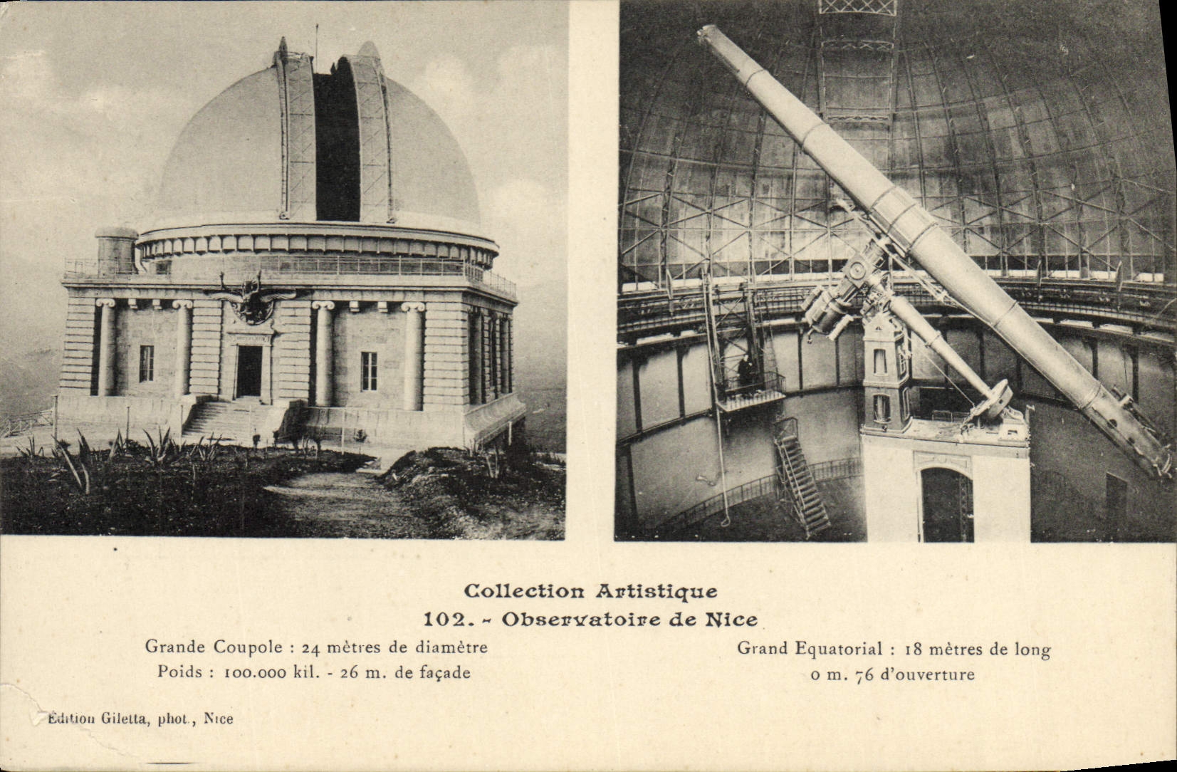 CPA Observatoire de Nice Grande Coupole Grand Equatorial