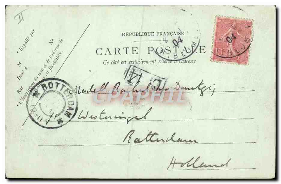 CPA Paris l'Observatoire de Paris  — Rückseite