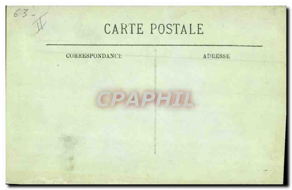 CPA Auvergne L'Observatoire du Puy de Dome  — Rückseite