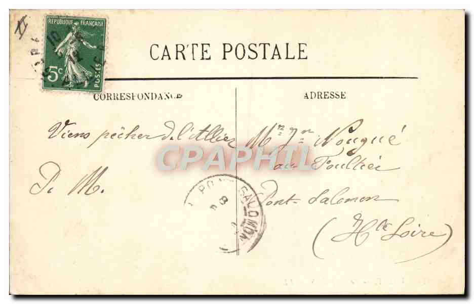 Vichy — Le Golf Club — LL. — n° 345 — Verso