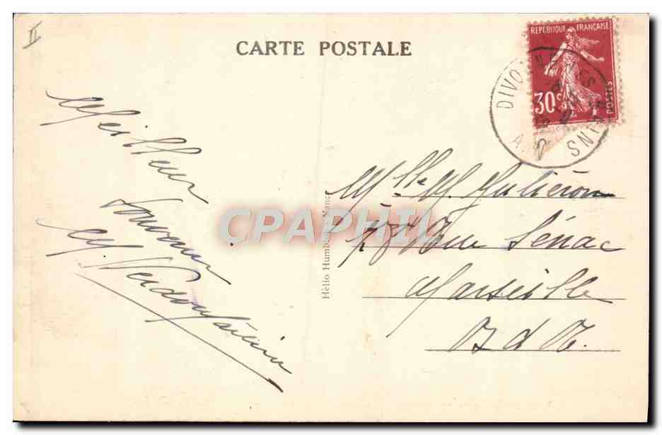 Divonne-les-Bains — Le Grand Hotel - Hotel du Golf - Hotel Chicago — Hélio Humbert & Cie — Verso
