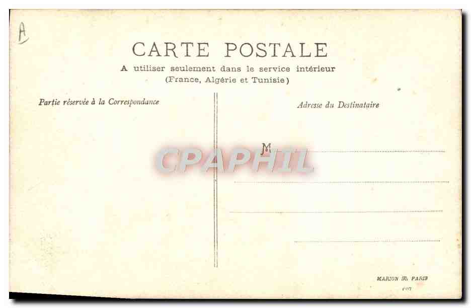 Navire à vapeur à quai — Marmon & Cie, Paris — n° 607 — Verso
