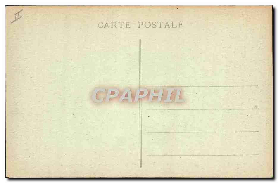 CPA Bateau Paquebot Marseille Messageries Maritimes Le courrier de Chine et du Japon par grosse mer — Back