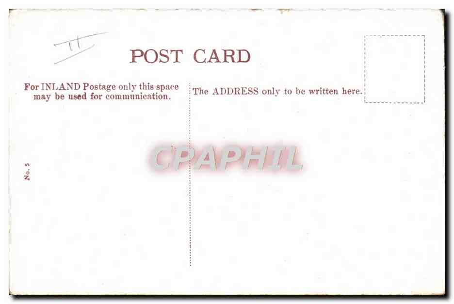N.M.S. Aboukir — navire de guerre — carte postale n°5 — Verso