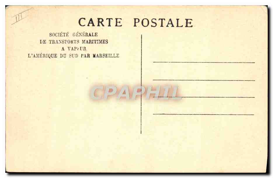 CPA Bateau Paquebot Alsina SGTM — Verso