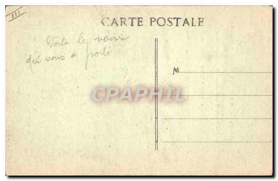 Navire Hospitalier ASIE — Navire Hospitalier Français de 1ère classe — Éditeur non visible — Verso