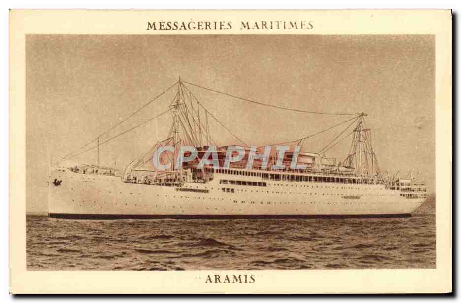 CPA Bateau Paquebot Messageries Maritimes Aramis