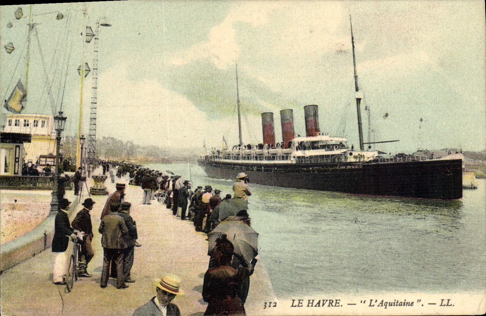 Le Havre — La vista de Aquitaine — LL. n°312