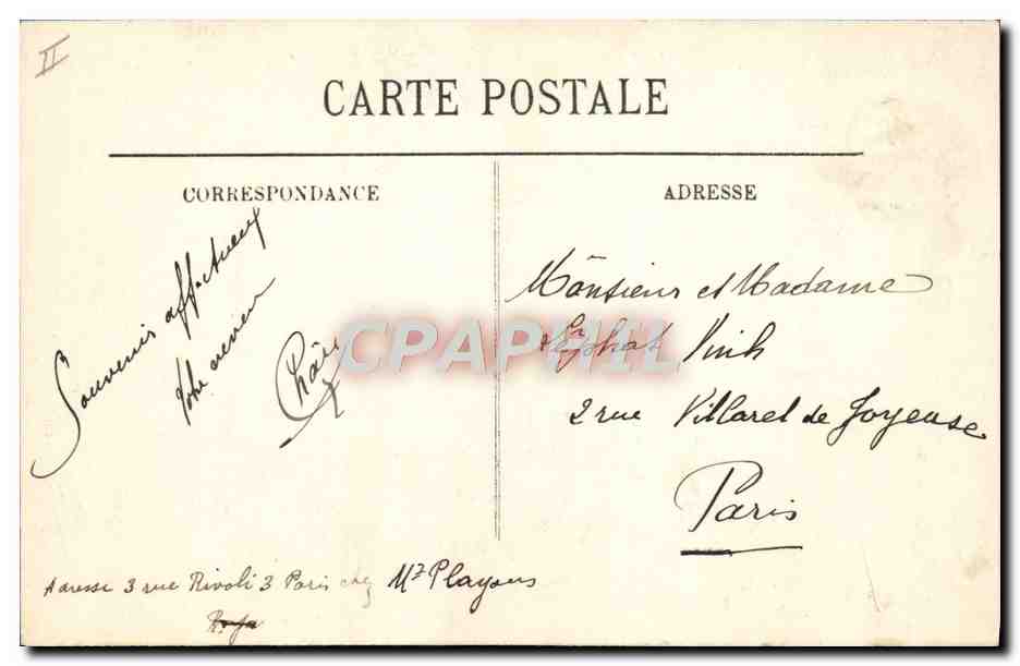 Le Canot des Bains et Baigneurs — Royan — LL, n°5016 — Rückseite