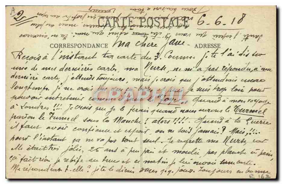 MALO-les-BAINS — Scène de Plage — L'Heure du Bain — G.A.R. n°147 — Verso
