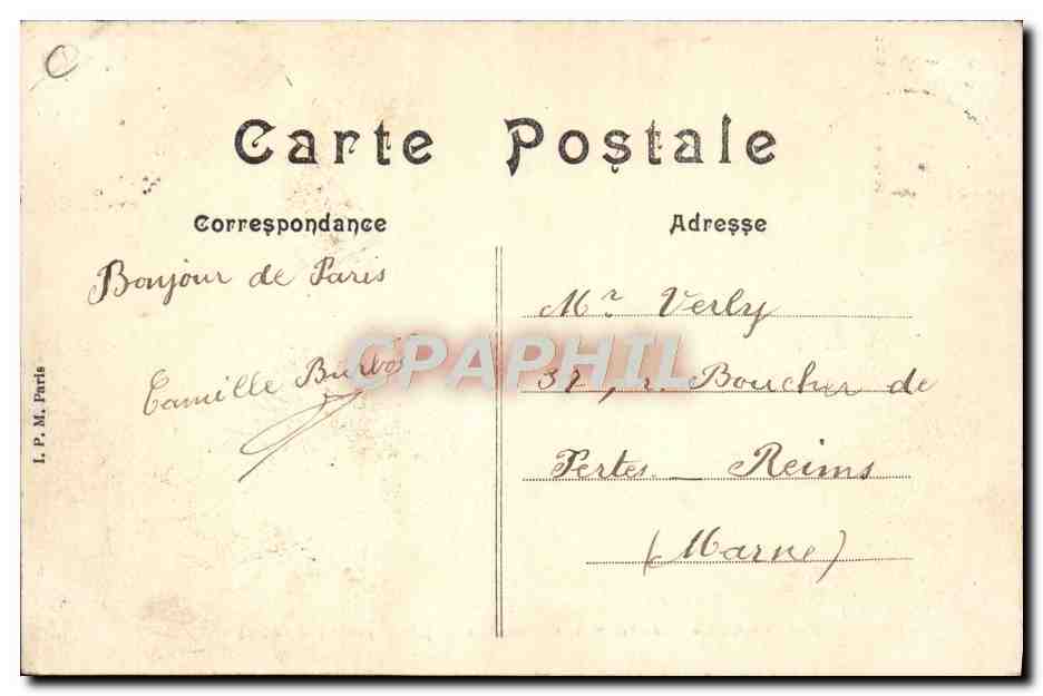PARIS - Jardin des Plantes - L'Éléphant Rachel — éditeur L.P.M. Paris, n° 214 — Reverso