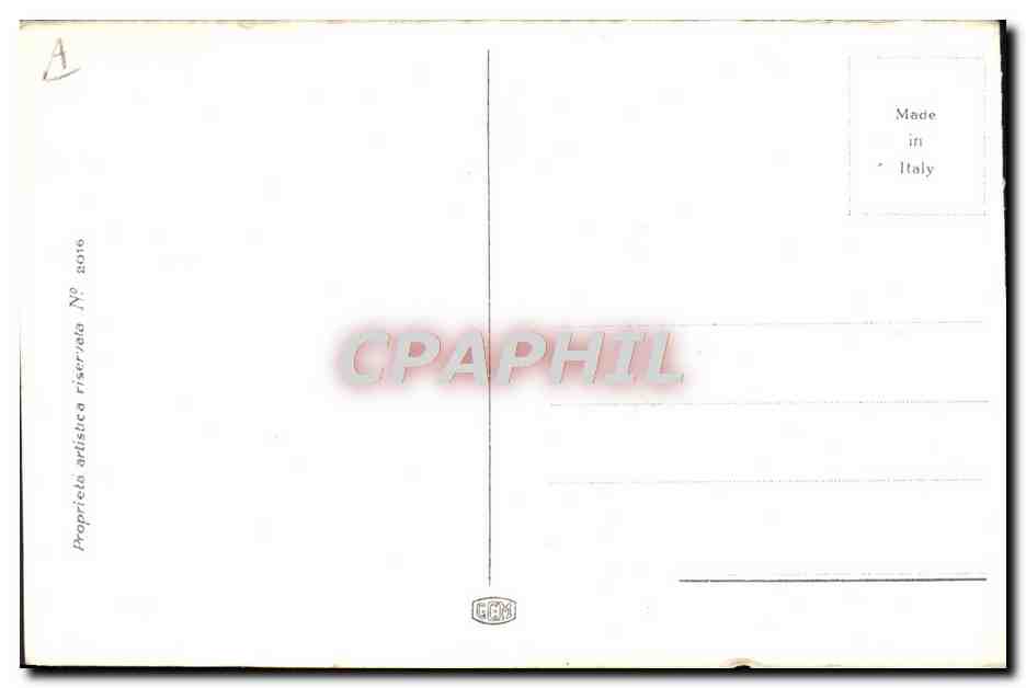 CPA Fantaisie Illustrateur Rappini Femme — Rückseite