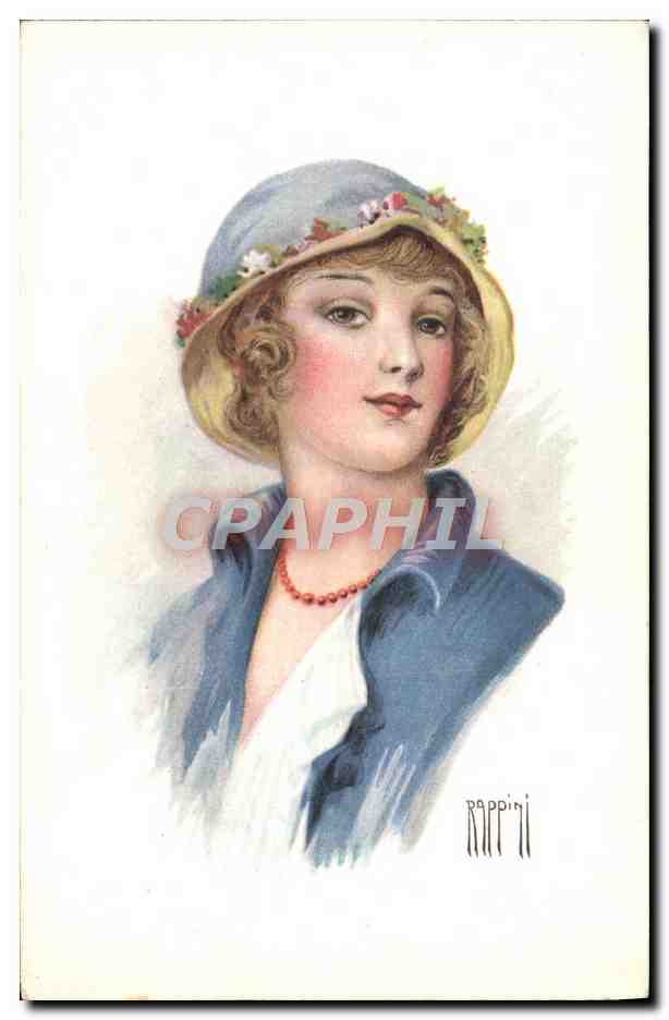CPA Fantaisie Illustrateur Rappini Femme