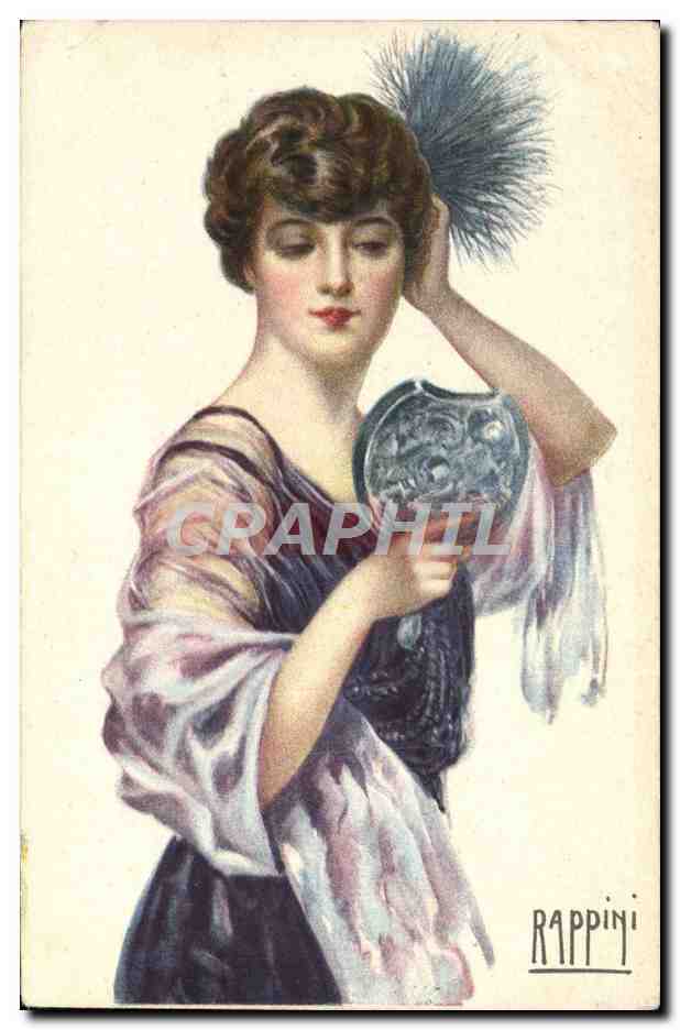 CPA Fantaisie Illustrateur Rappini Femme