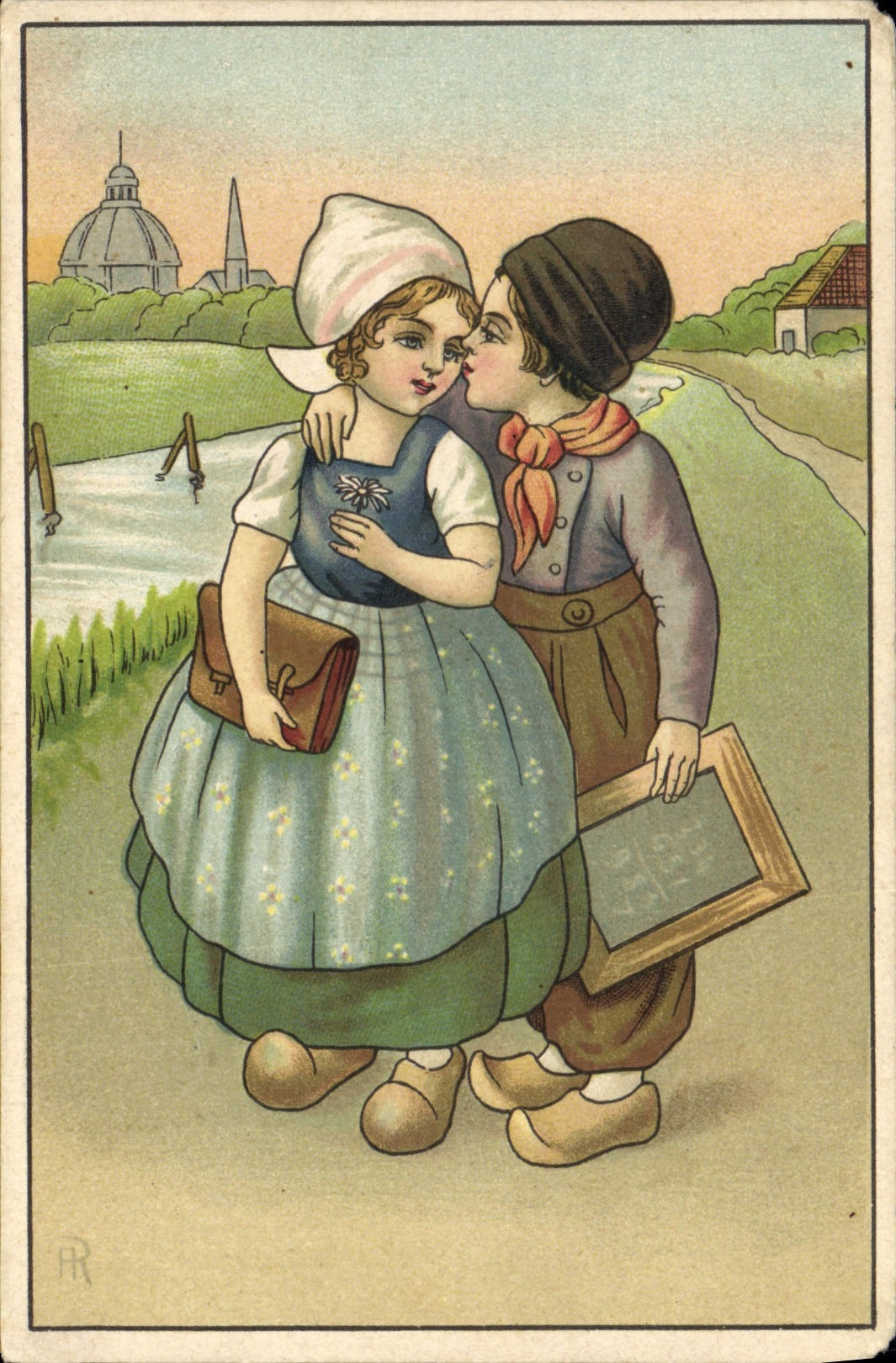 CPA Fantaisie Illustrateur Agnes Richardson Enfants Pays-Bas