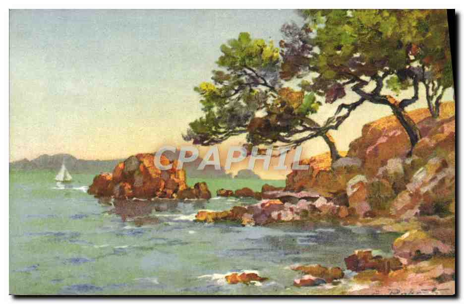 CPA Fantaisie Illustrateur Robert Paysage 