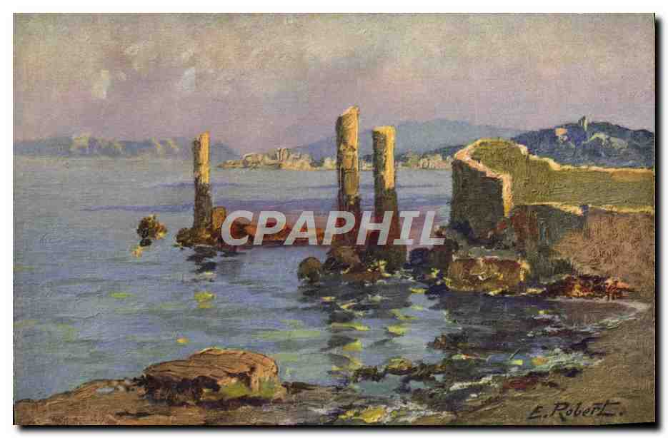CPA Fantaisie Illustrateur Robert Paysage