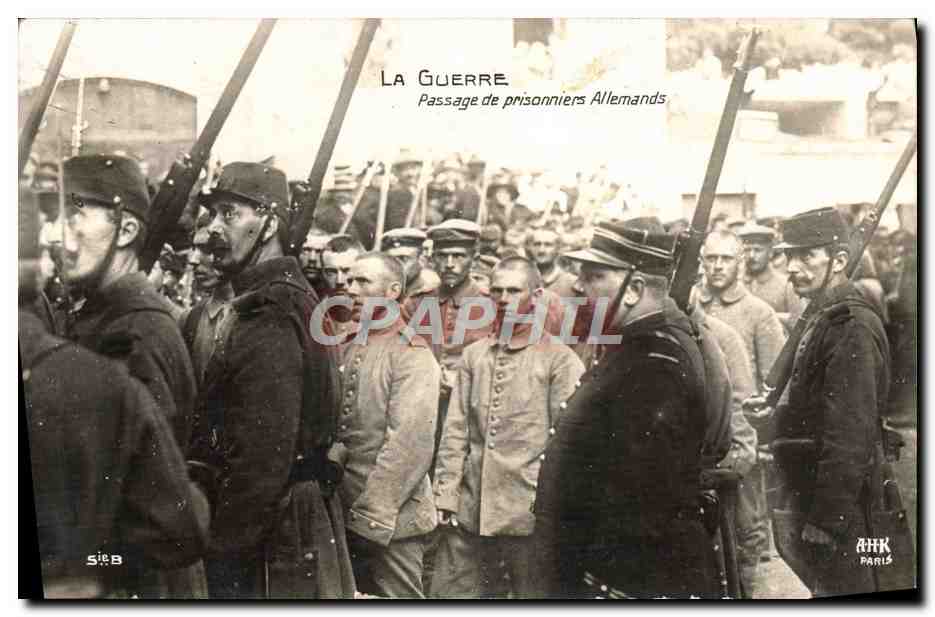 Passaggio di prigionieri tedeschi — La Guerra — AHK Paris, serie Sie B