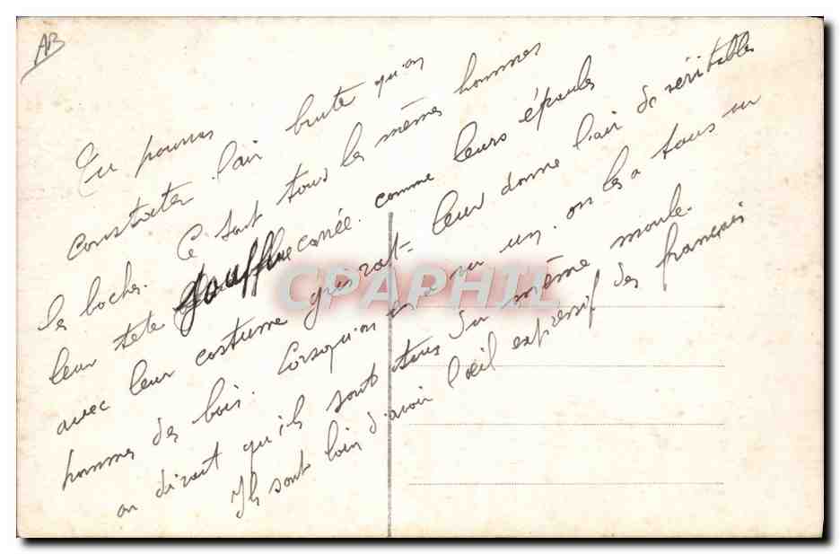 Passaggio di prigionieri tedeschi — La Guerra — AHK Paris, serie Sie B — Verso