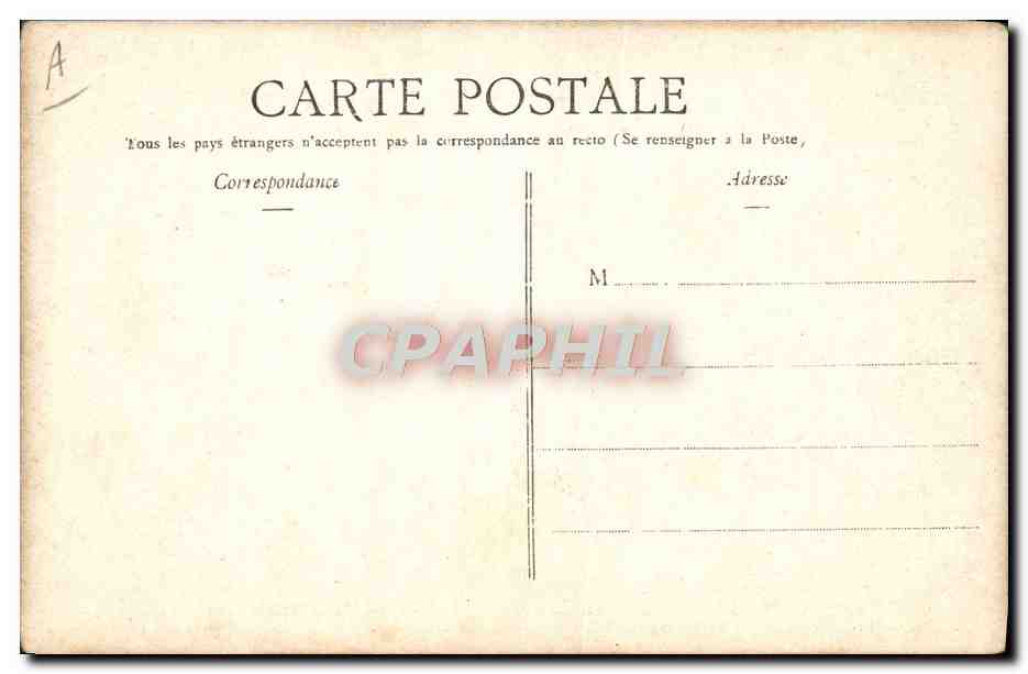 Onderzoek van een Duitse gevangene — 1914 — uit 'L'Illustration', uitg. GEO. XXV. — Achterkant