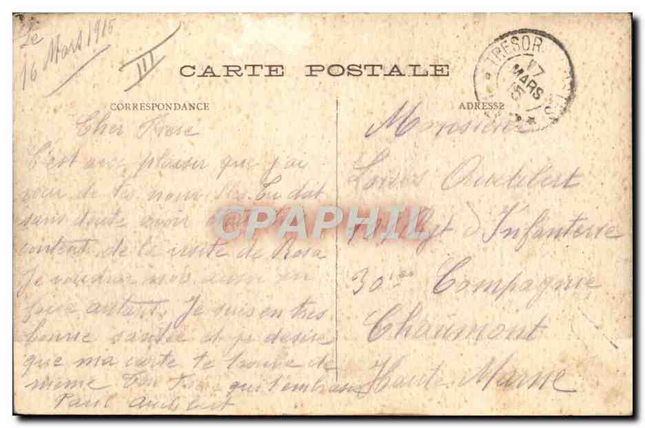 Küchen im deutschen Gefangenenlager von Coëtquidam — G. Mathiérie, Verlag, 34 rue de Charonne, Paris — Rückseite