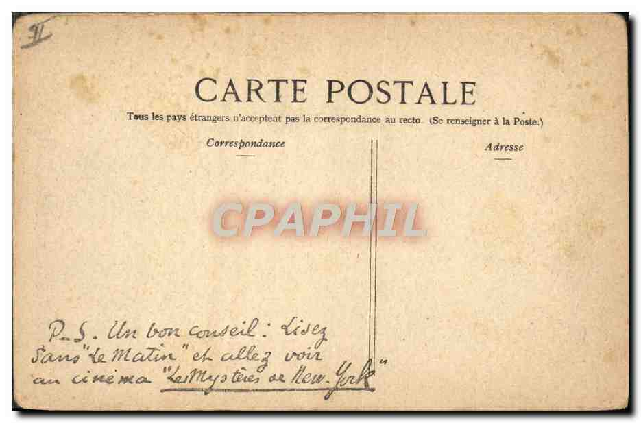 CPA Militaria Prisonniers allemands a Furnes  — Rückseite