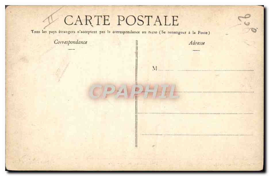 CPA Militaria Prisonniers allemands  — Verso