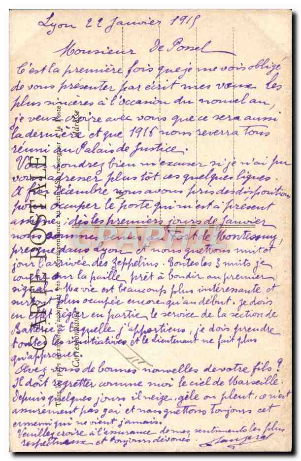 CPA Militaria Prisonniers allemands  — Rückseite