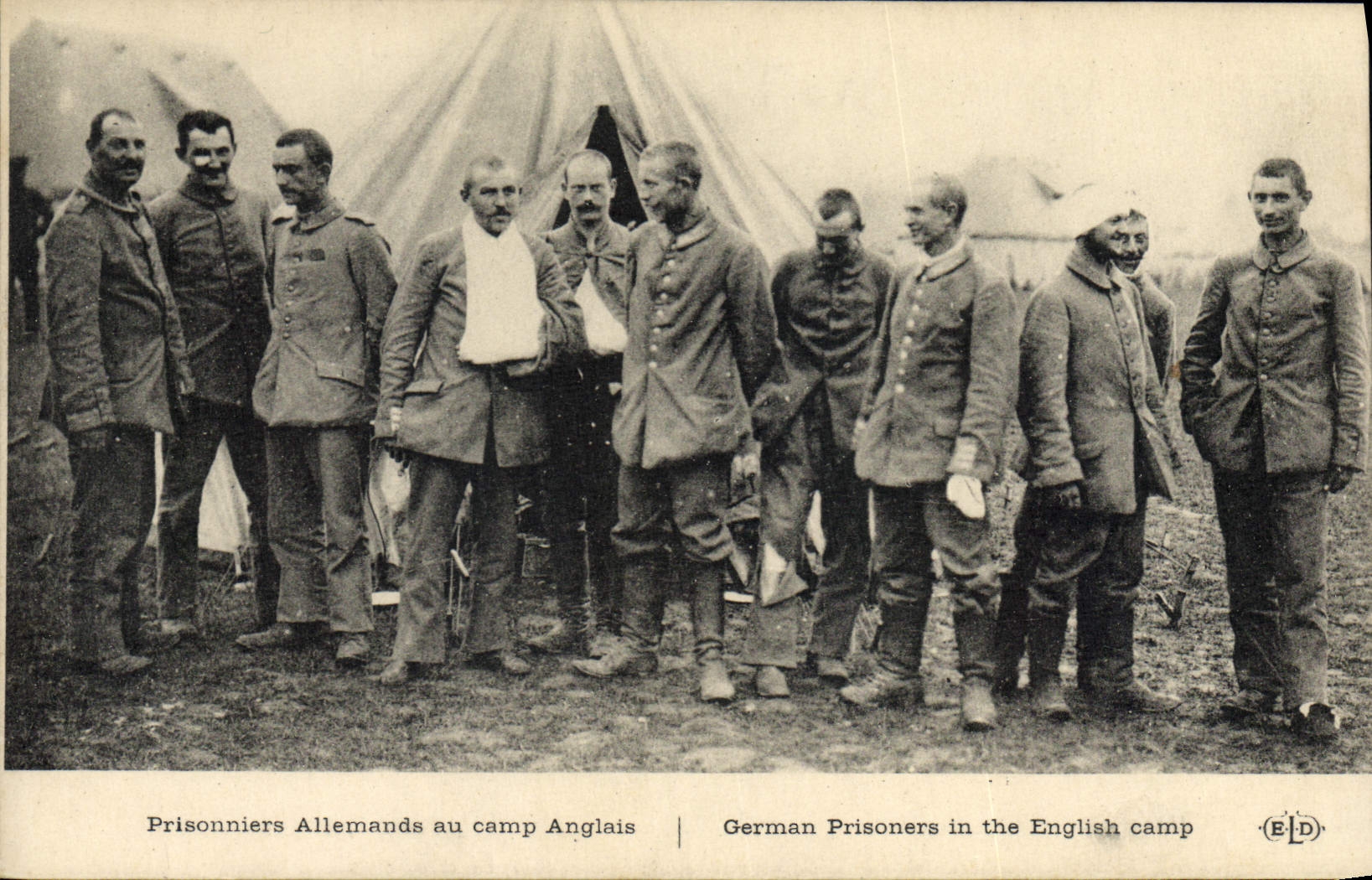 Prisioneros Alemanes en el Campo Inglés — Editor ELD