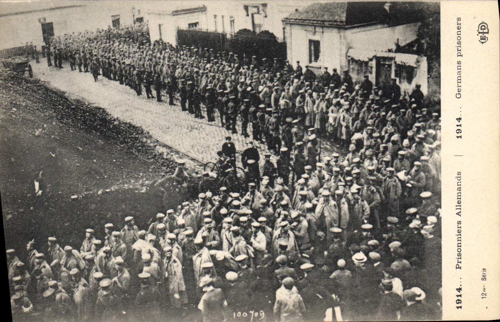 Prisonniers Allemands — 1914 — Éditeur E.P.D. — 12ème Série