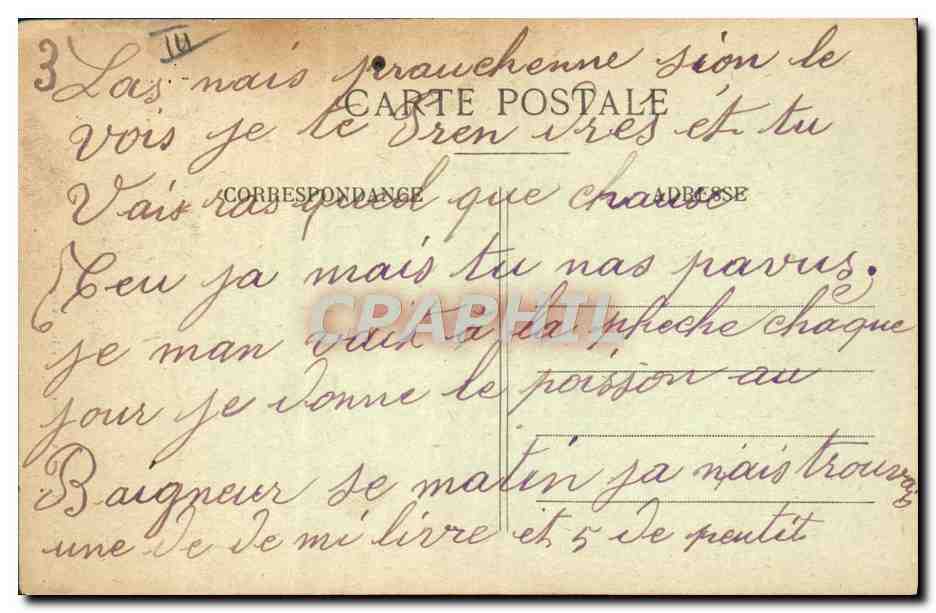 CPA Folklore Catalane allant a la fontaine — Verso
