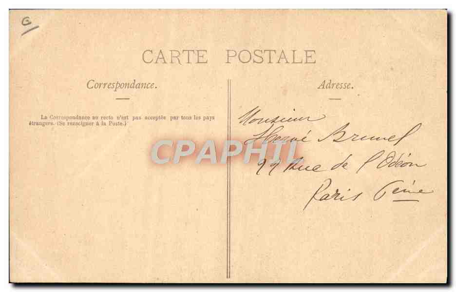 CPA Folklore Pyrenees Cauterets Laitieres  — Verso