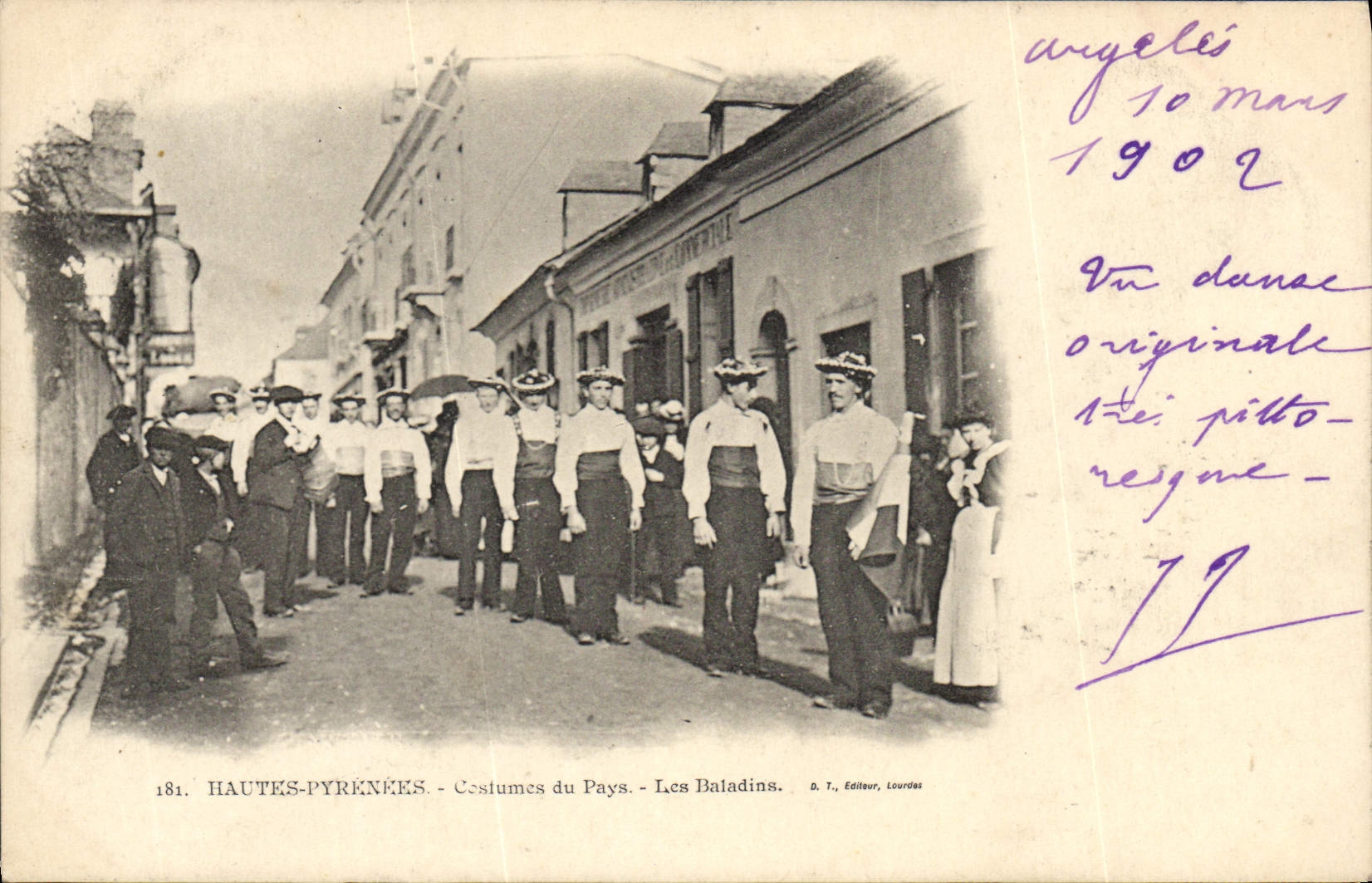 HAUTES-PYRÉNÉES - Costumes du Pays - Les Baladins - D. T., Éditeur, Lourdes