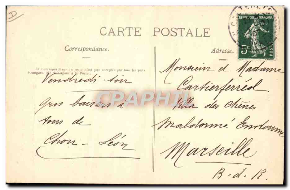 CPA Folklore Cauterets laitiere allant au marche Ane Mule Pyrenees  — Rückseite