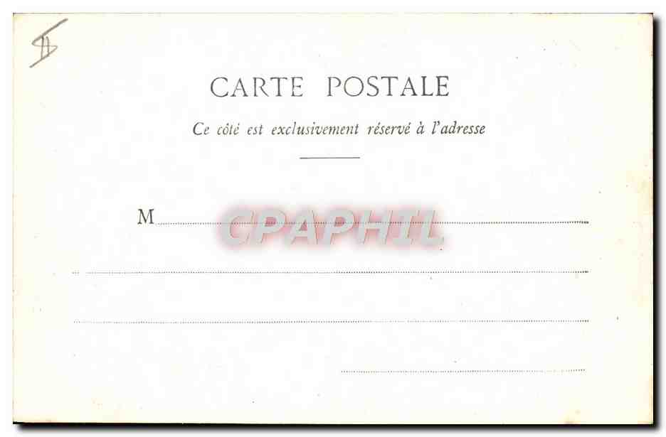 CPA Astronomie Paris Observatoire de Montsouris — Rückseite